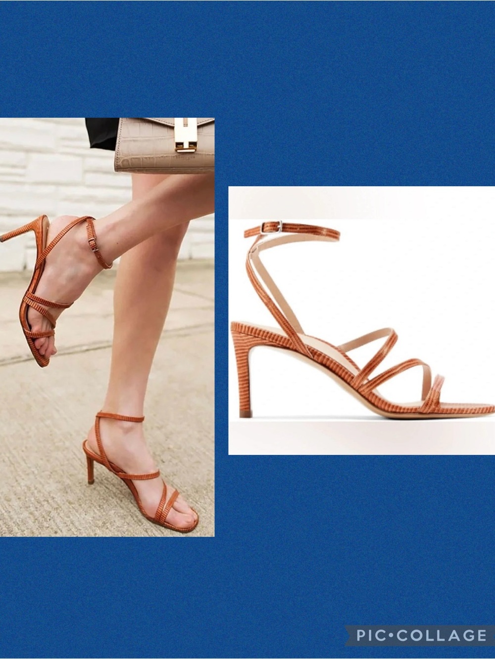 INEZ Sofia Strappy Sandal Heels